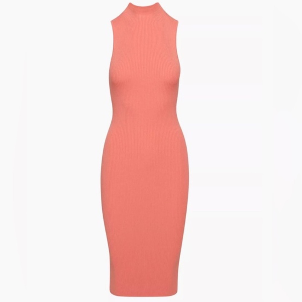 Babaton Midi Cut Out Light Knit Dress